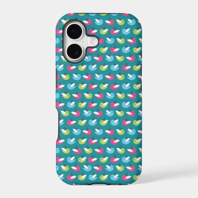 Birds pattern Blue (Back)