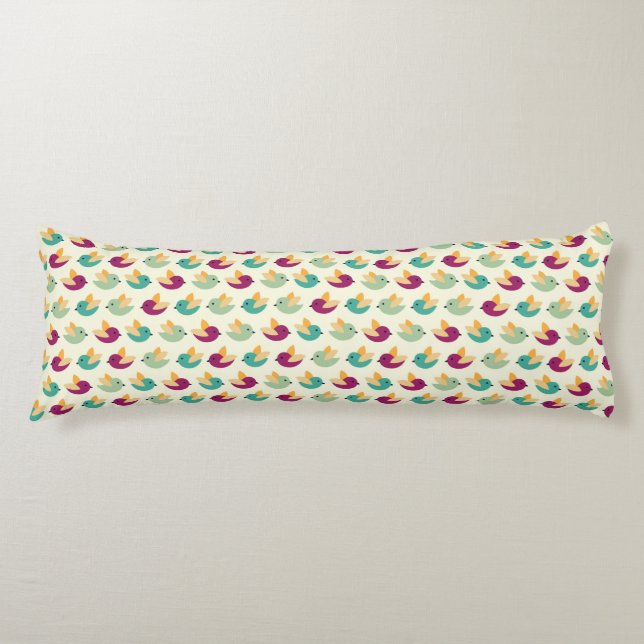 Birds pattern body cushion (Front)