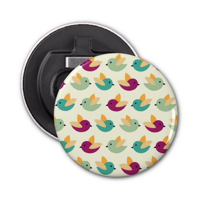 Birds pattern bottle opener (Front)