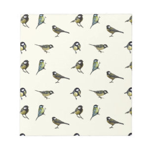 Birds pattern notepad