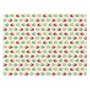 Birds pattern tablecloth