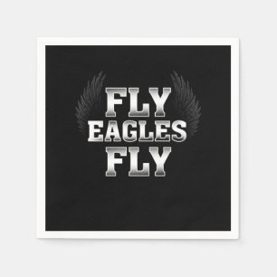 Birds Philadelphia Team Fly Eagles Fly Philly Foot Napkin