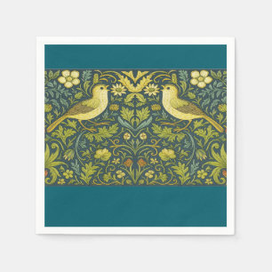 Birds Pillar Candle Napkin