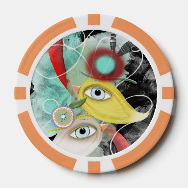 Birds Poker Chips (Front)