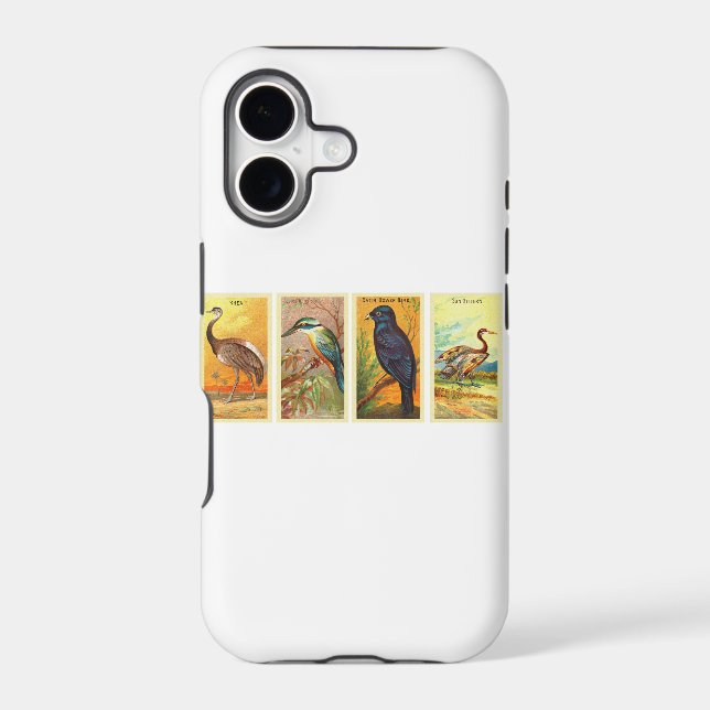 Birds Retro Drawings (Back)
