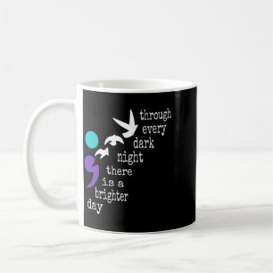 Birds Semicolon Gift Prevention Awareness Coffee Mug