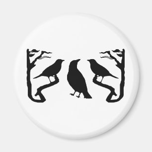 Birds Silhouette Magnet