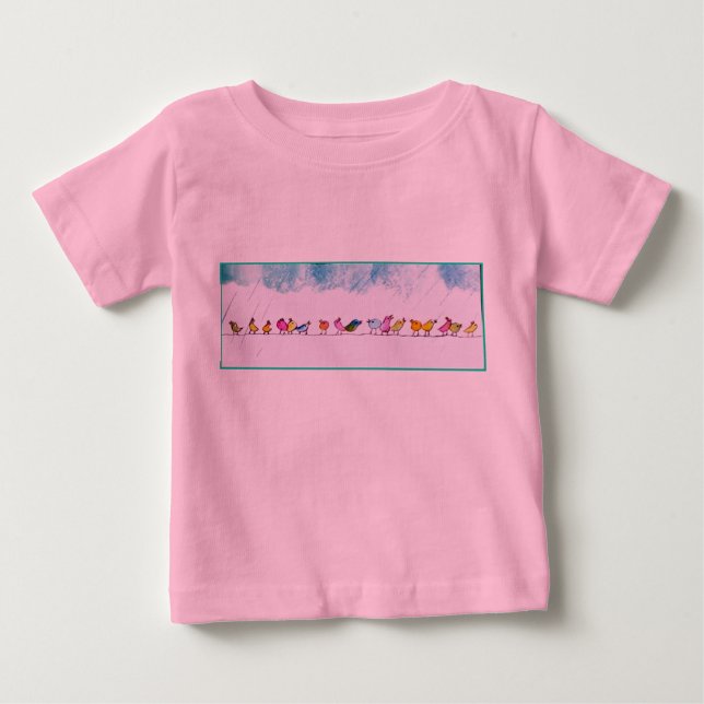Birds Singing in the Rain Infant shirt (Front)