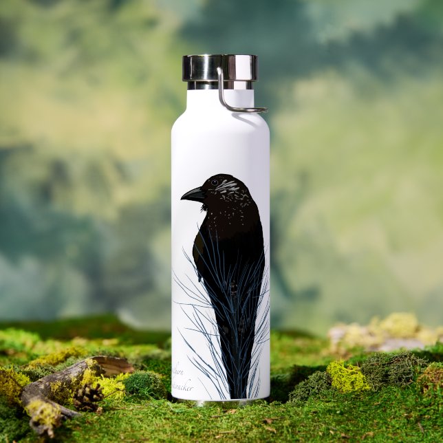 Birds - Southern Nutcracker Water Bottle (Outdoor (Rotated))