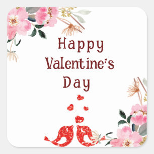 Birds    square sticker