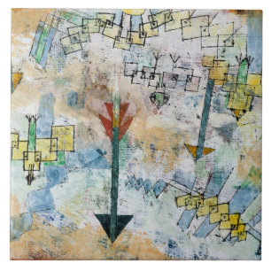 Birds Swooping Down and Arrows Tile