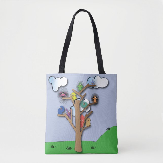 Birds that Flock Together Tote Bag (Front)