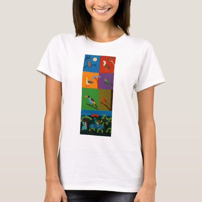 Birds that Visit the Valley of Bogota 2008 T-Shirt (Front)