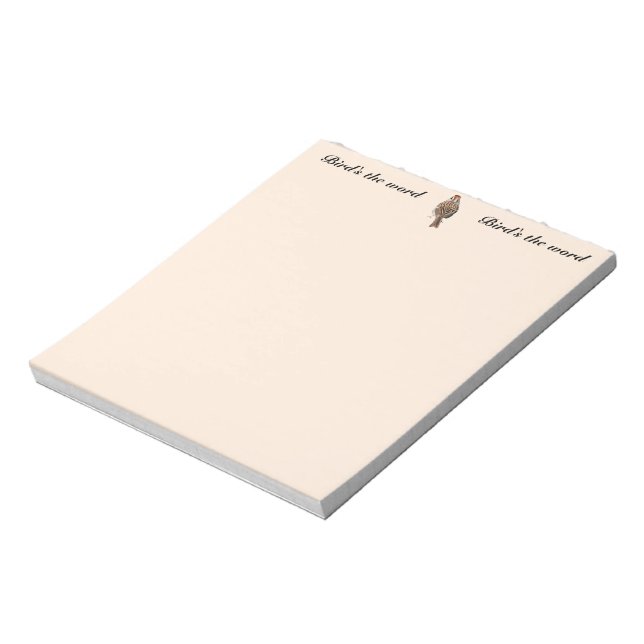Birds the word: notepad (Rotated)