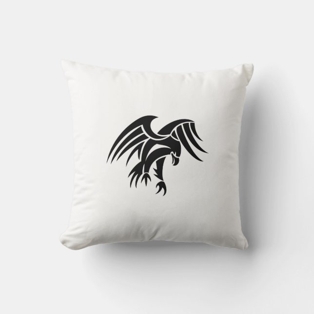 Bird's Throw Pillow (Front)
