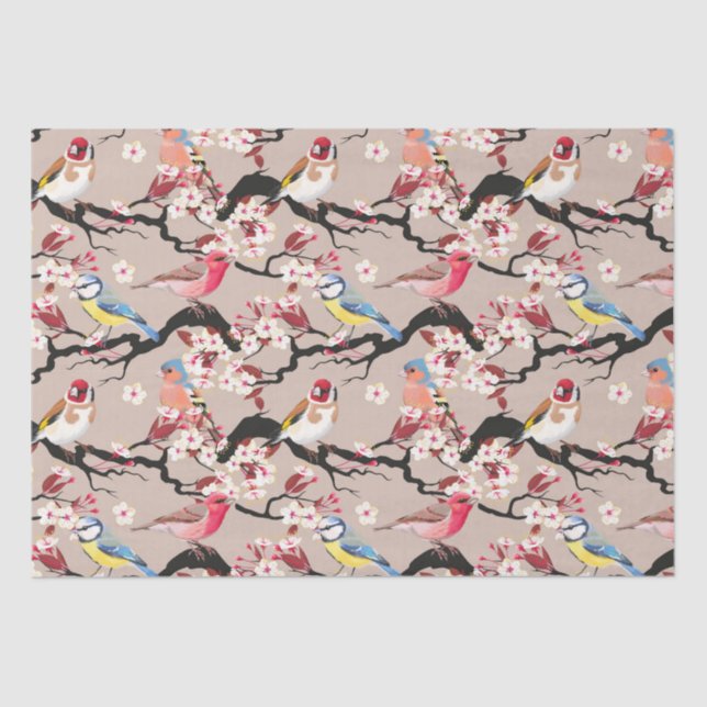 Birds  tissue paper (Front)