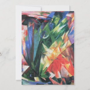 Birds (Vogel) by Franz Marc, Vintage Cubism Art