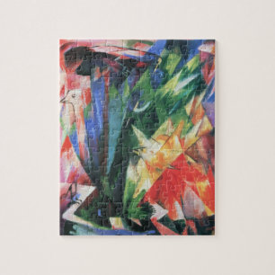 Birds (Vogel) by Franz Marc, Vintage Cubism Art Jigsaw Puzzle
