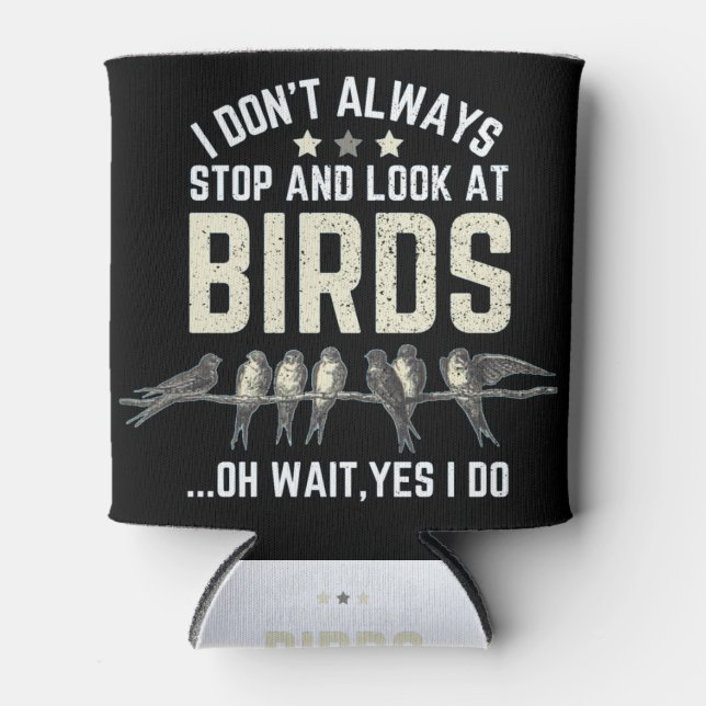 Birds Watching Can Cooler (Front)