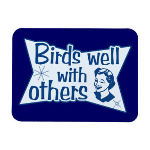 Birds Well With Others Magnet