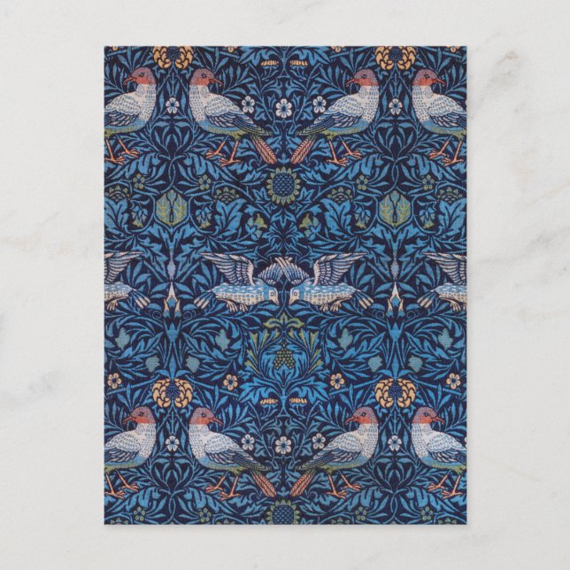 Birds, William Morris Postcard (Front)