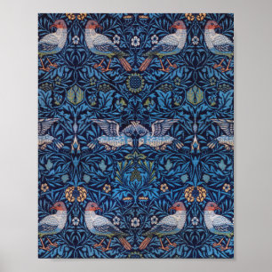 Birds, William Morris Poster