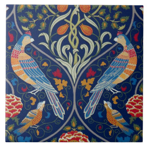 Birds, William Morris Tile