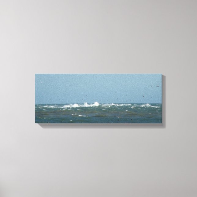 Birds Working Canvas Print (Front)