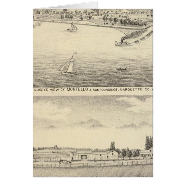 Birdseye view of Montello (Front)