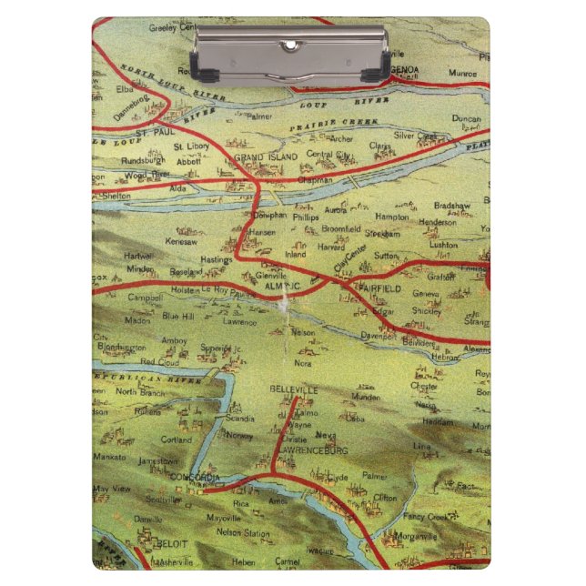 Birdseyes View Great Plains Clipboard (Front)