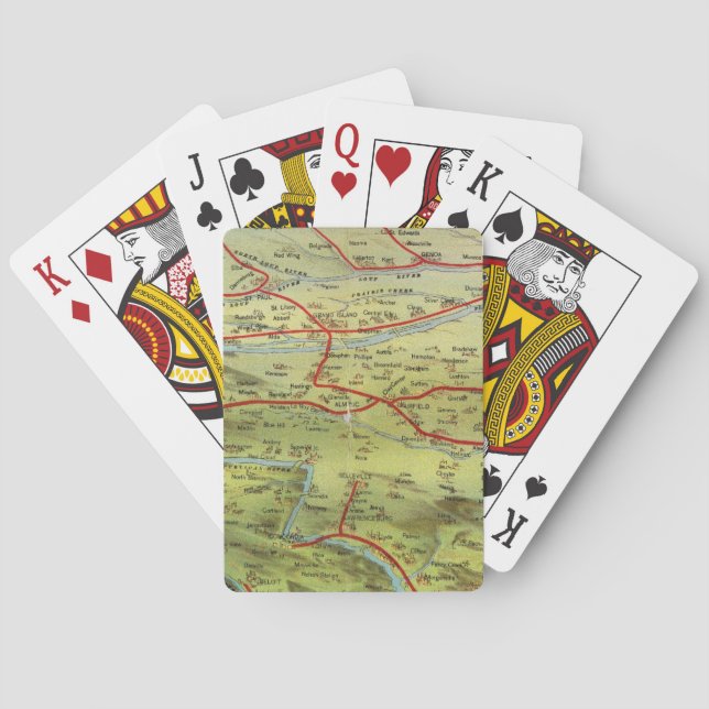 Birdseyes View Great Plains Playing Cards (Back)