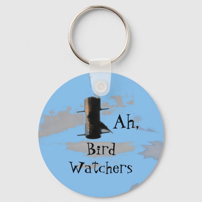 birdsky, BirdWatchers, Ah, Key Ring (Front)