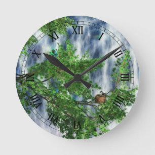 Birdsnest Falls Clock