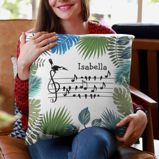 Birdsong toucan customisable      cushion (Creator Uploaded)