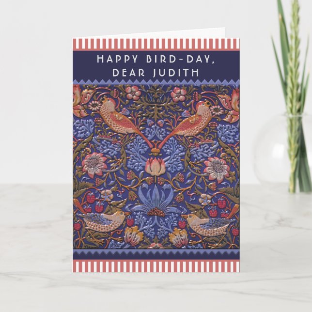 Birdwatcher Birthday Card (Front)