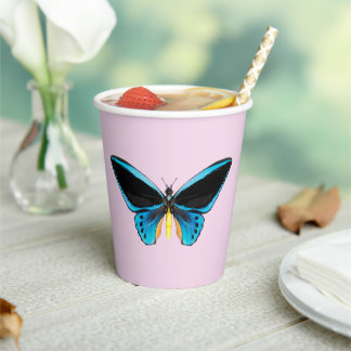 Birdwing Butterfly Paper Cups