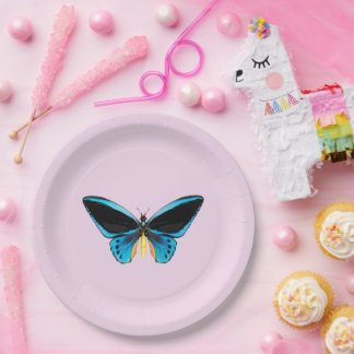 Birdwing Butterfly Paper Plate
