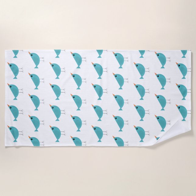 Birdy  beach towel (Front)