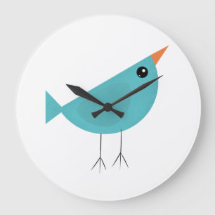 Birdy  large clock