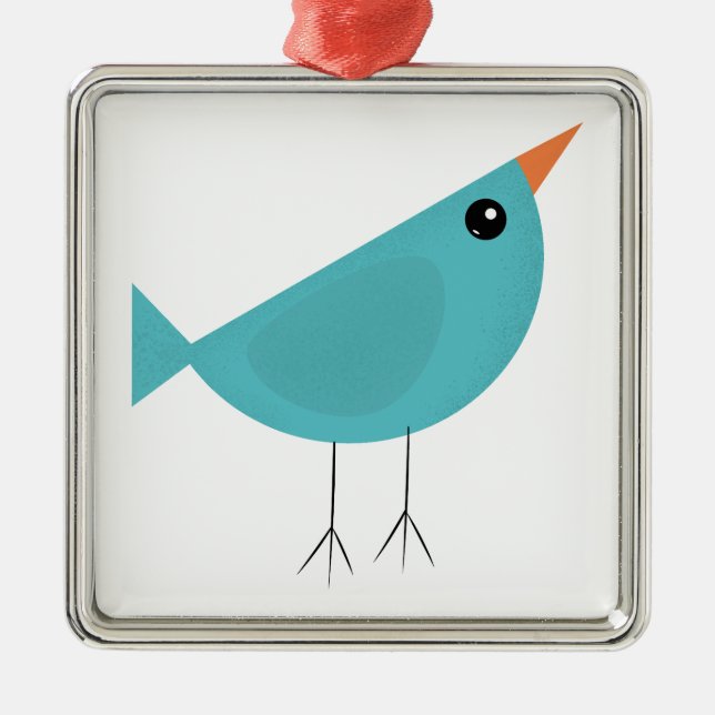 Birdy  metal tree decoration (Front)