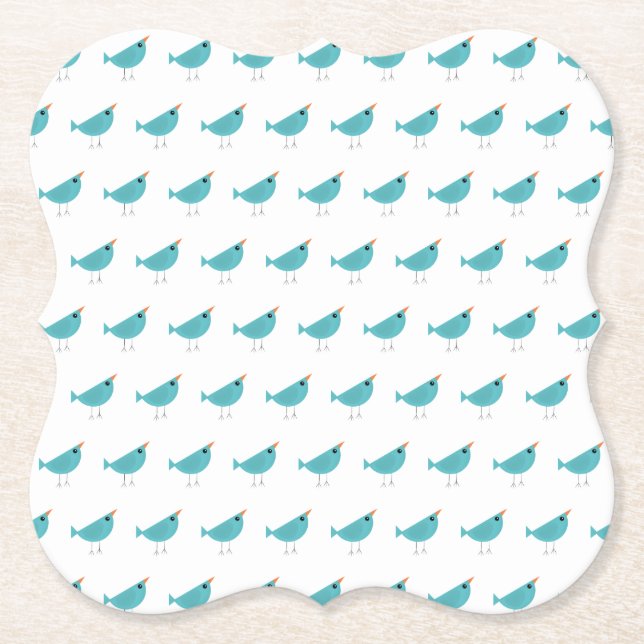 Birdy   paper coaster (Front)