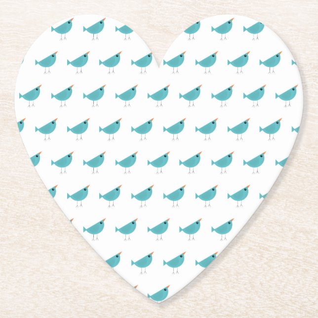 Birdy   paper coaster (Front)