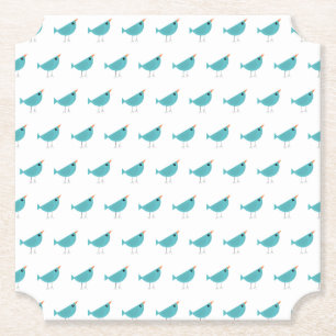 Birdy paper coaster
