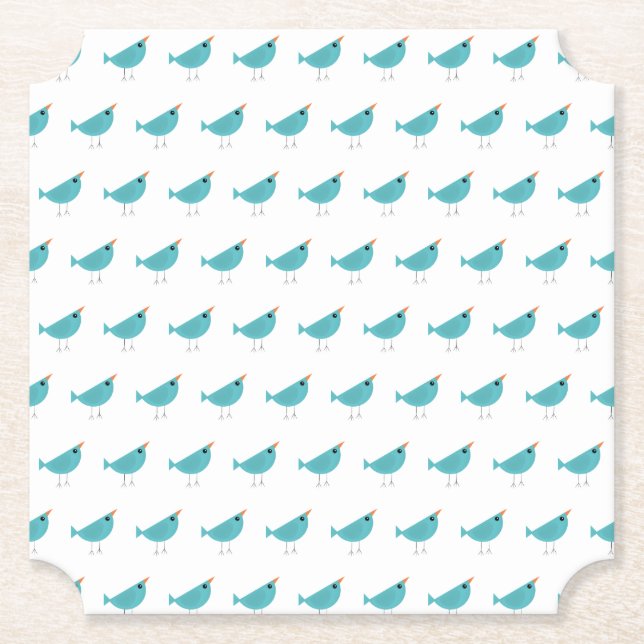 Birdy  paper coaster (Front)