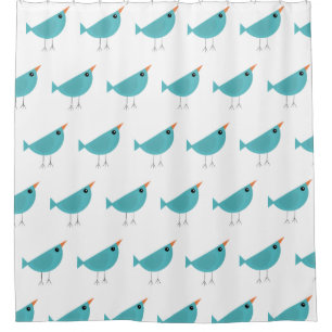 Birdy shower curtain