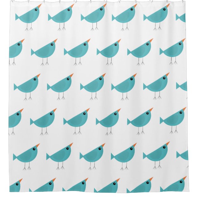 Birdy Shower Curtain (Front)