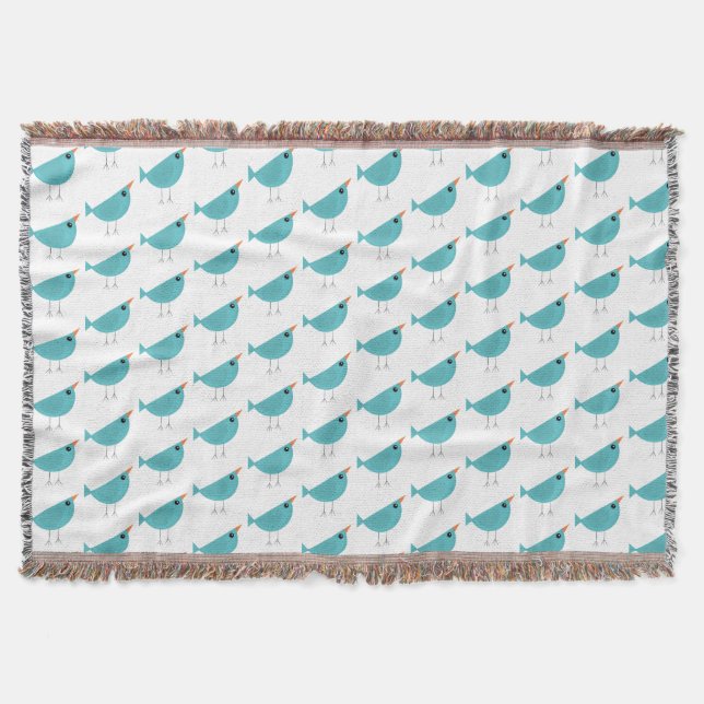 Birdy  throw blanket (Front)