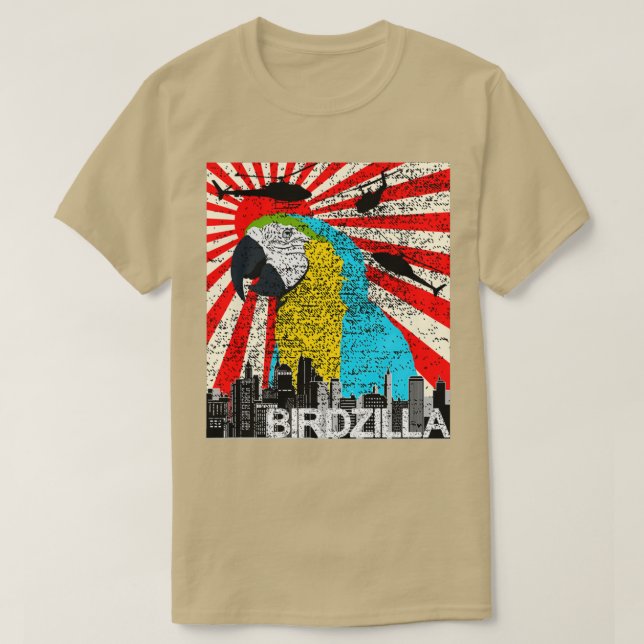 Birdzilla T-Shirt (Design Front)