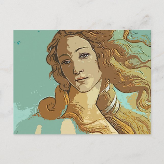 Birh of Venus, Goddess Postcard (Front)