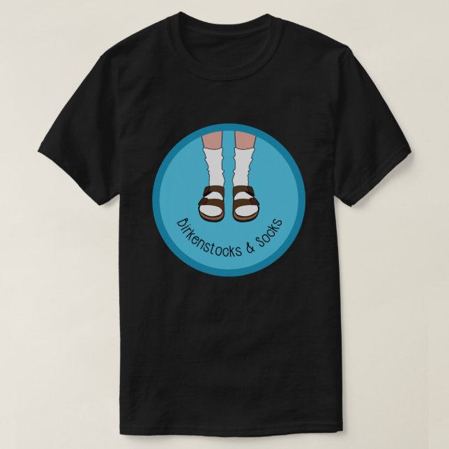 Birkenstocks Socks  T-Shirt (Design Front)